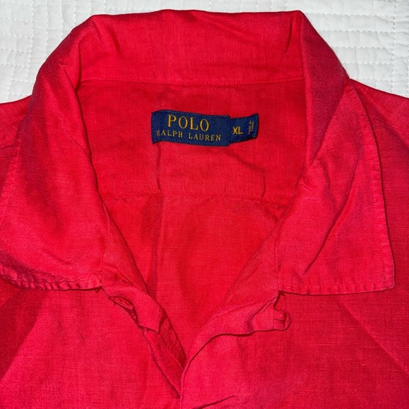 Polo Ralph Lauren Other - Polo by Ralph Lauren Men's Bold Red Casual Shirt